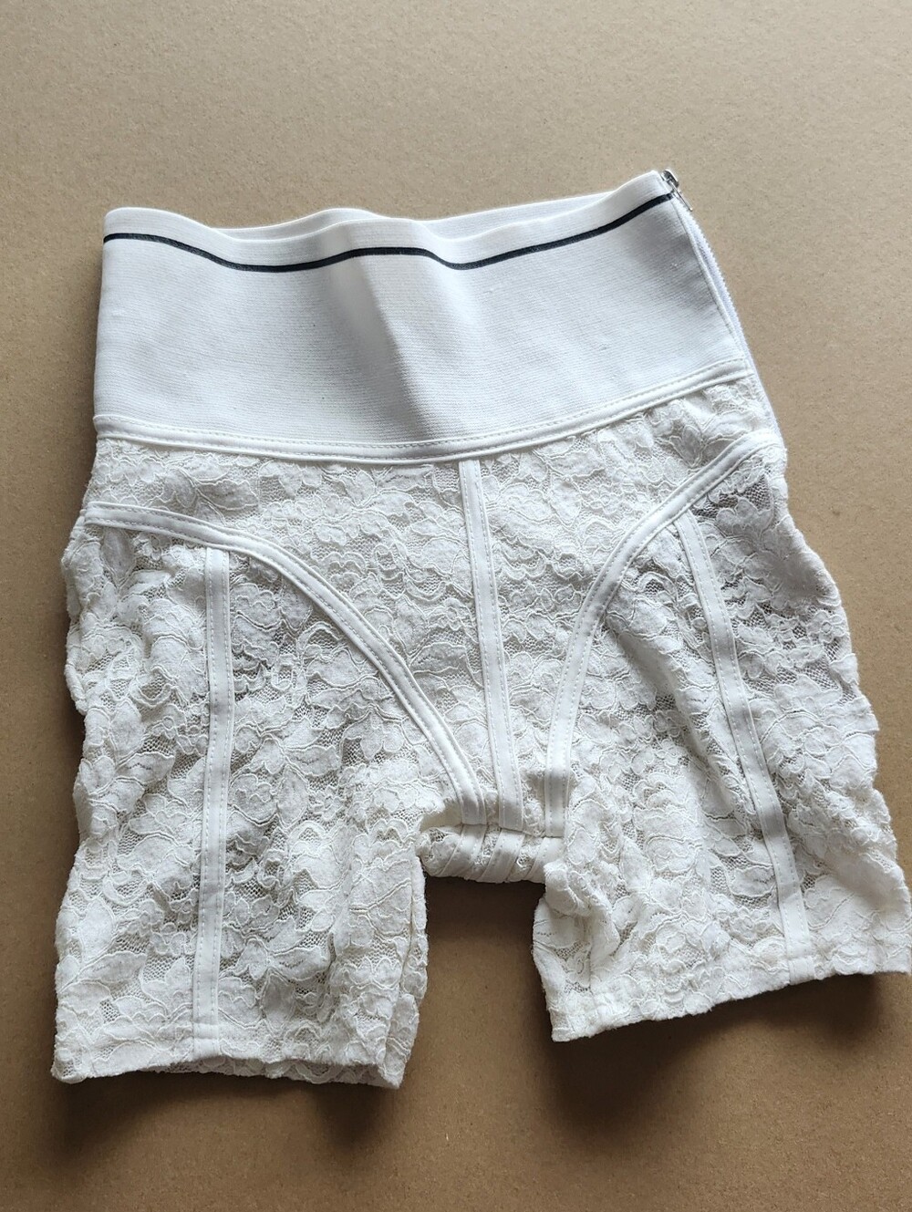 White Lace Shorts